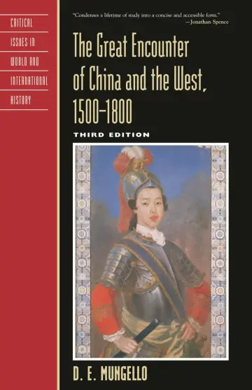 Cover of Great Encounter of China and the West, 1500-1800