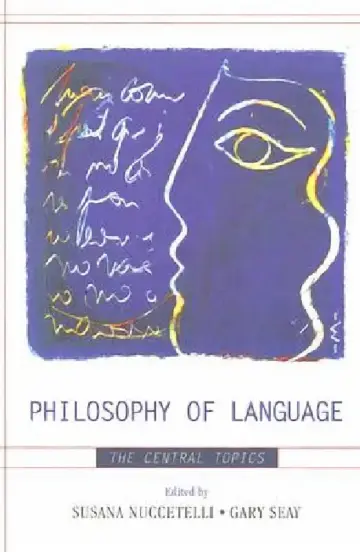 Cover of Philosophy of Language