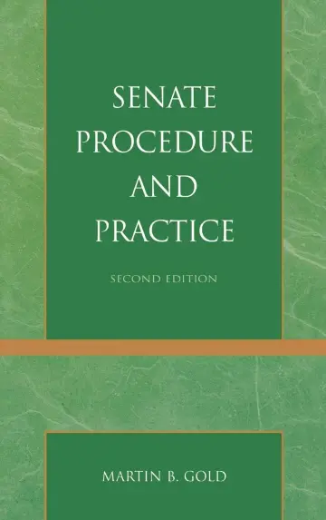 Cover of Senate Procedure and Practice (Senate Procedure & Practice (Cloth))
