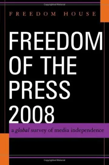 Cover of Freedom of the Press 2008