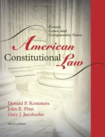 Cover of American Constitutional Law