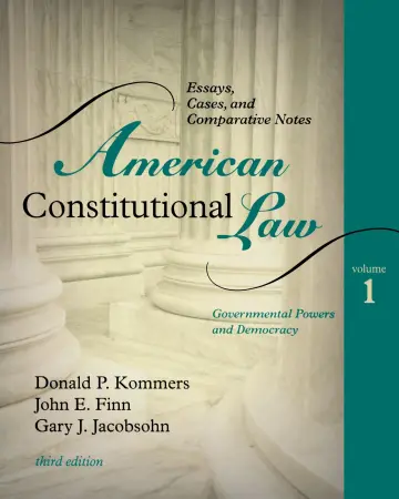 Cover of American Constitutional Law