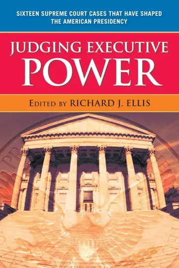 Cover of Judging Executive Power