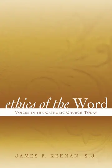 Cover of Ethics of the Word