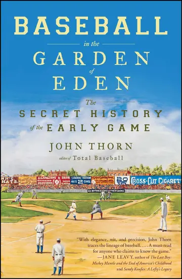 Cover of Baseball in the Garden of Eden