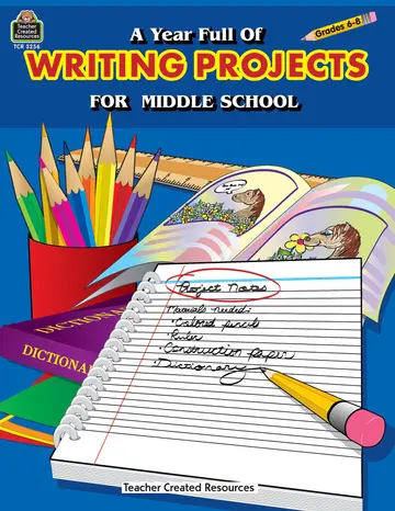 Cover of A Year Full of Writing Projects for Middle School