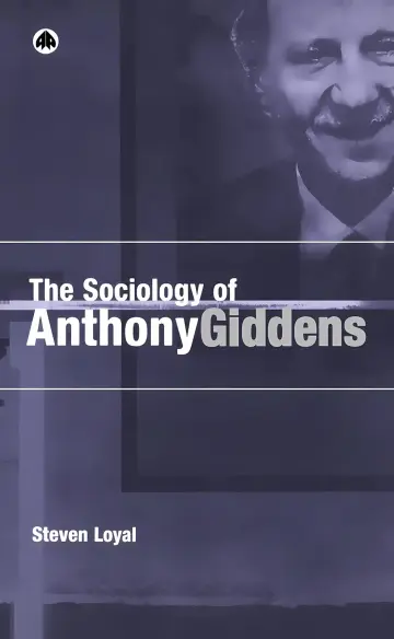 Cover of The Sociology of Anthony Giddens