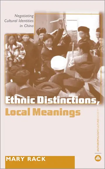 Cover of Ethnic Distinctions, Local Meanings