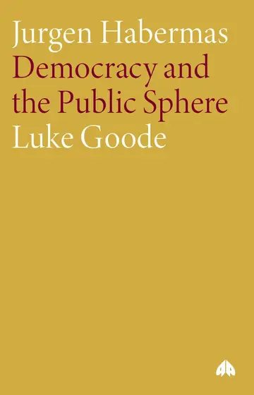 Cover of Jurgen Habermas