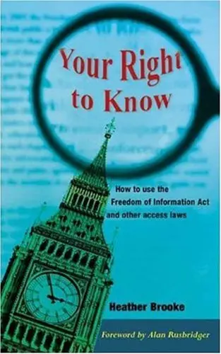 Cover of Your Right to Know