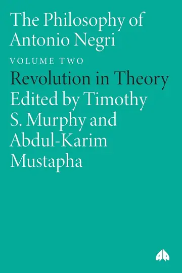 Cover of The Philosophy of Antonio Negri