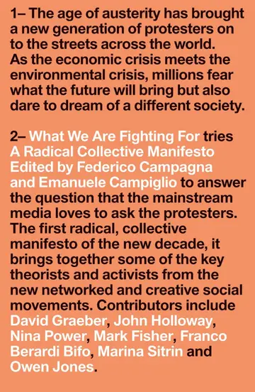 Cover of What We Are Fighting for