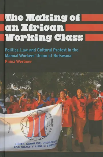 Cover of The Making of an African Working Class