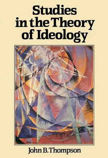 Cover of Studies in the Theory of Ideology
