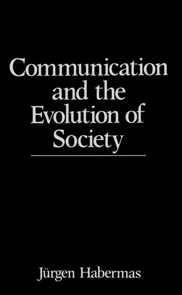 Cover of Communication and the Evolution of Society