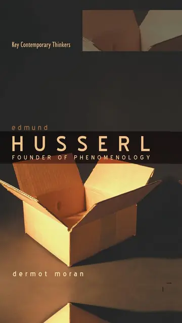 Cover of Edmund Husserl
