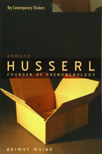 Cover of Edmund Husserl