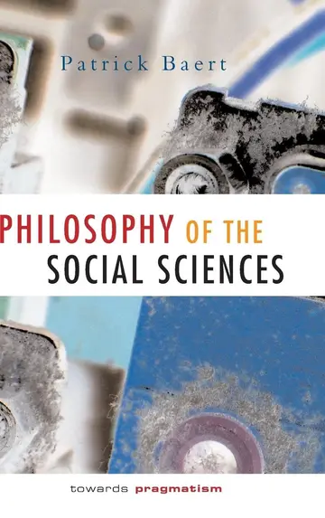 Cover of Philosophy of the Social Sciences