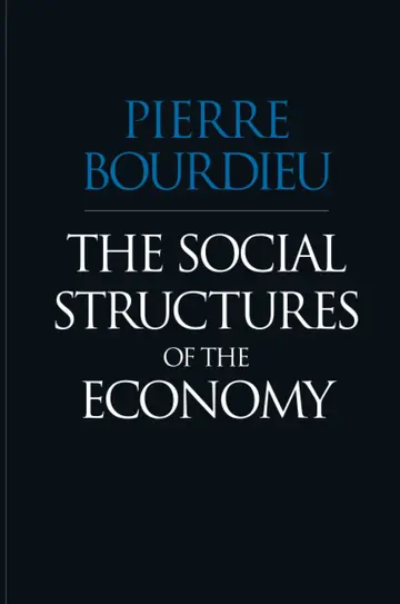 Cover of The Social Structures of the Economy