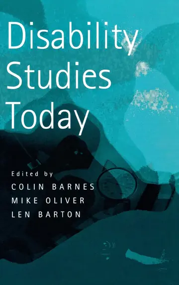 Cover of Disability Studies Today