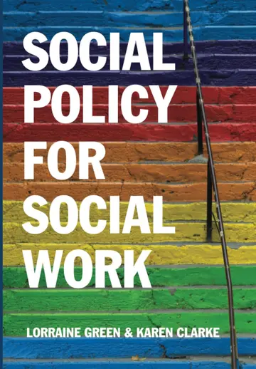 Cover of Social Policy for Social Work