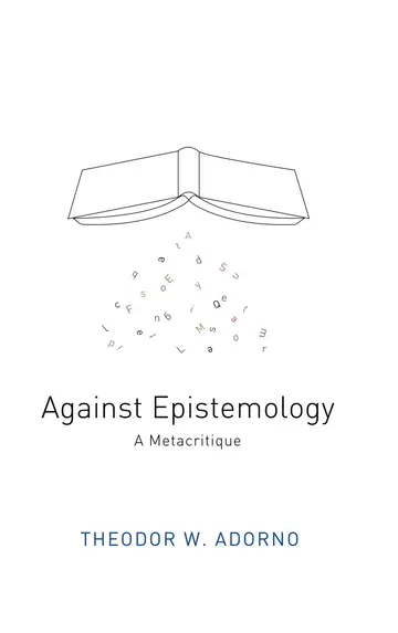 Cover of Against Epistemology