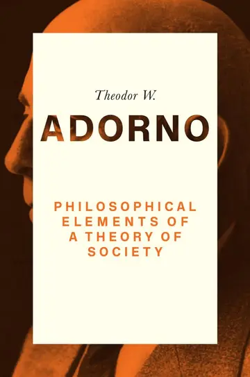 Cover of Philosophical Elements of a Theory of Society