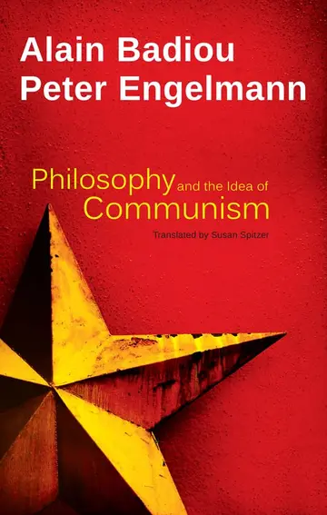 Cover of Philosophy and the Idea of Communism
