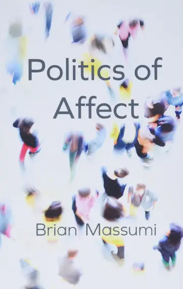 Cover of Politics of Affect