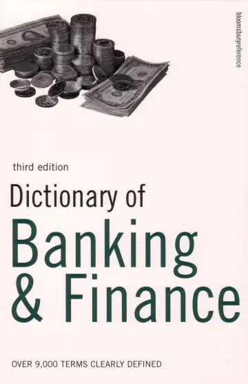 Cover of Dictionary of Banking and Finance