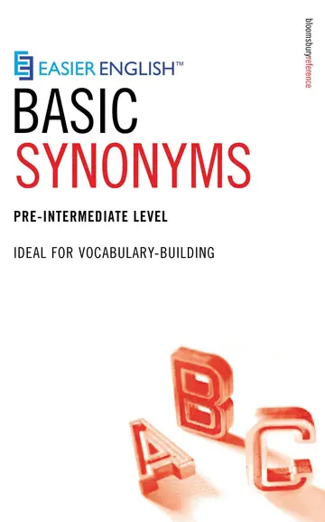 Cover of Easier English Basic Synonyms