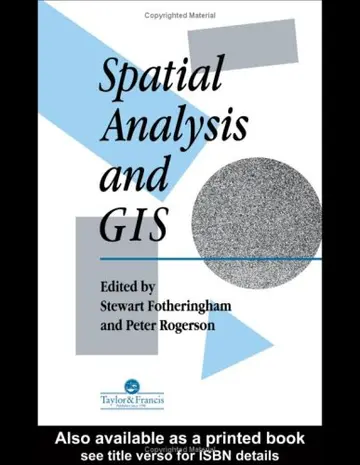 Cover of Spatial Analysis and GIS