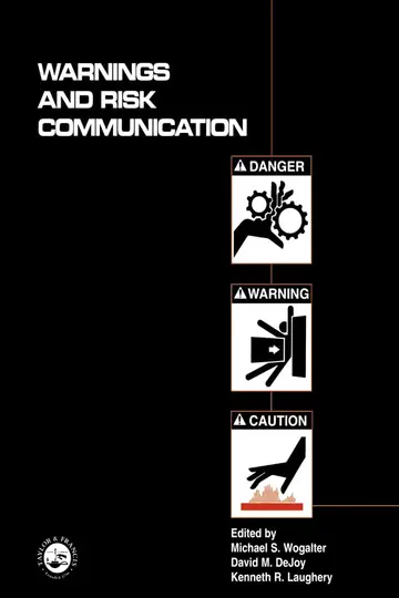 Cover of Warnings and Risk Communication
