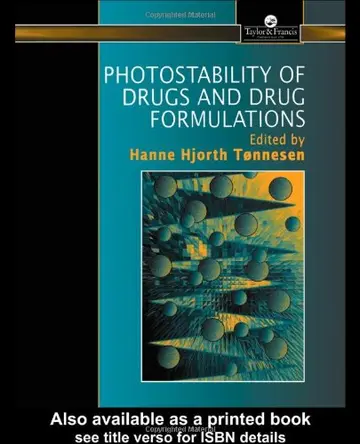 Cover of Photostability of Drugs and Drug Formulations