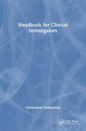Cover of Handbook for Clinical Investigators