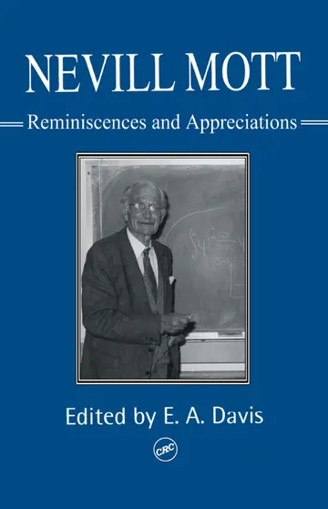 Cover of Nevill Mott