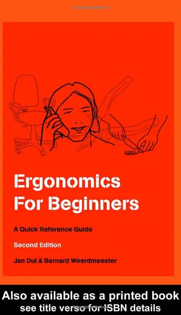 Cover of Ergonomics for Beginners