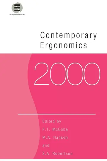 Cover of Contemporary Ergonomics 2000