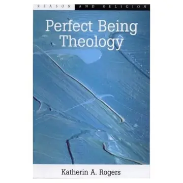 Cover of Perfect Being Theology