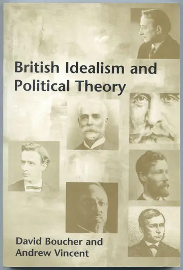 Cover of British Idealism and Political Theory