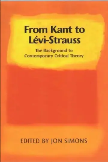 Cover of From Kant to Levi-Strauss