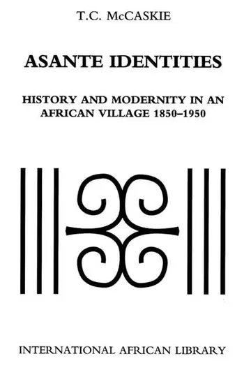 Cover of Asante Identities