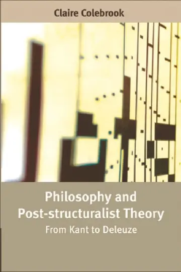 Cover of Philosophy and Post-Structuralist Theory