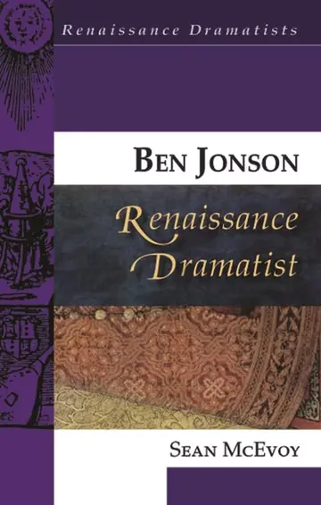 Cover of Ben Johnson, Renaissance Dramatist