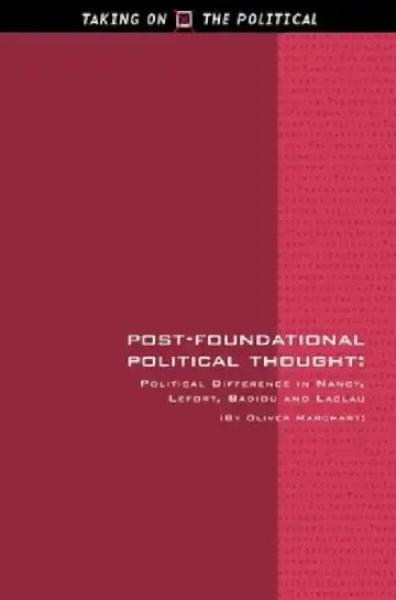 Cover of Post-Foundational Political Thought