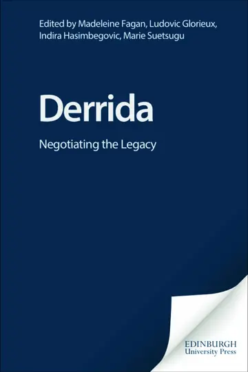 Cover of Derrida
