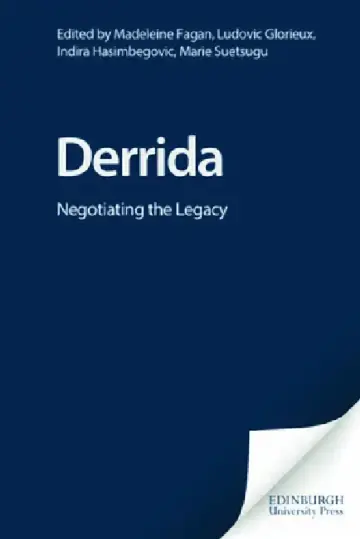 Cover of Derrida