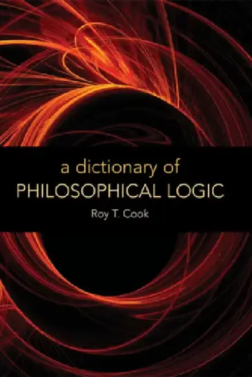 Cover of A Dictionary of Philosophical Logic