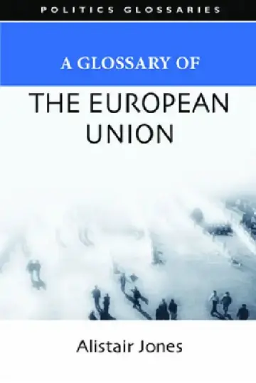 Cover of A Glossary of the European Union