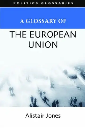 Cover of A Glossary of the European Union